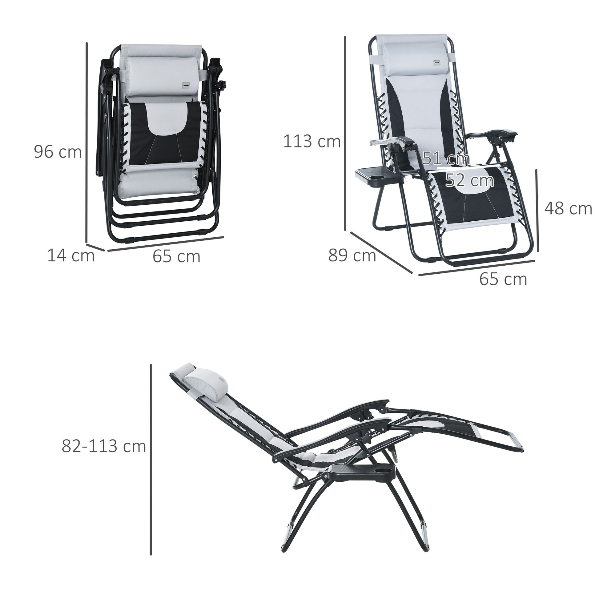 Outsunny Zero Gravity Chair