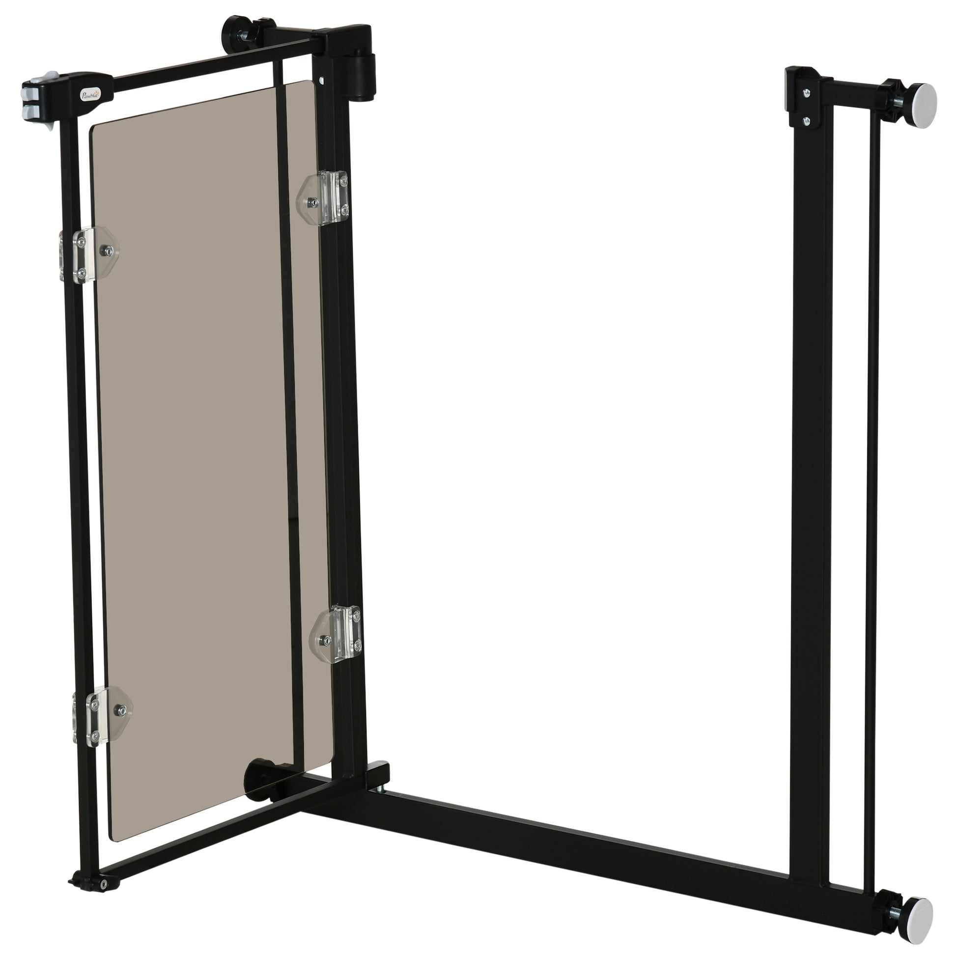 PawHut Pressure Fit Safety Gate for Doorways and Staircases