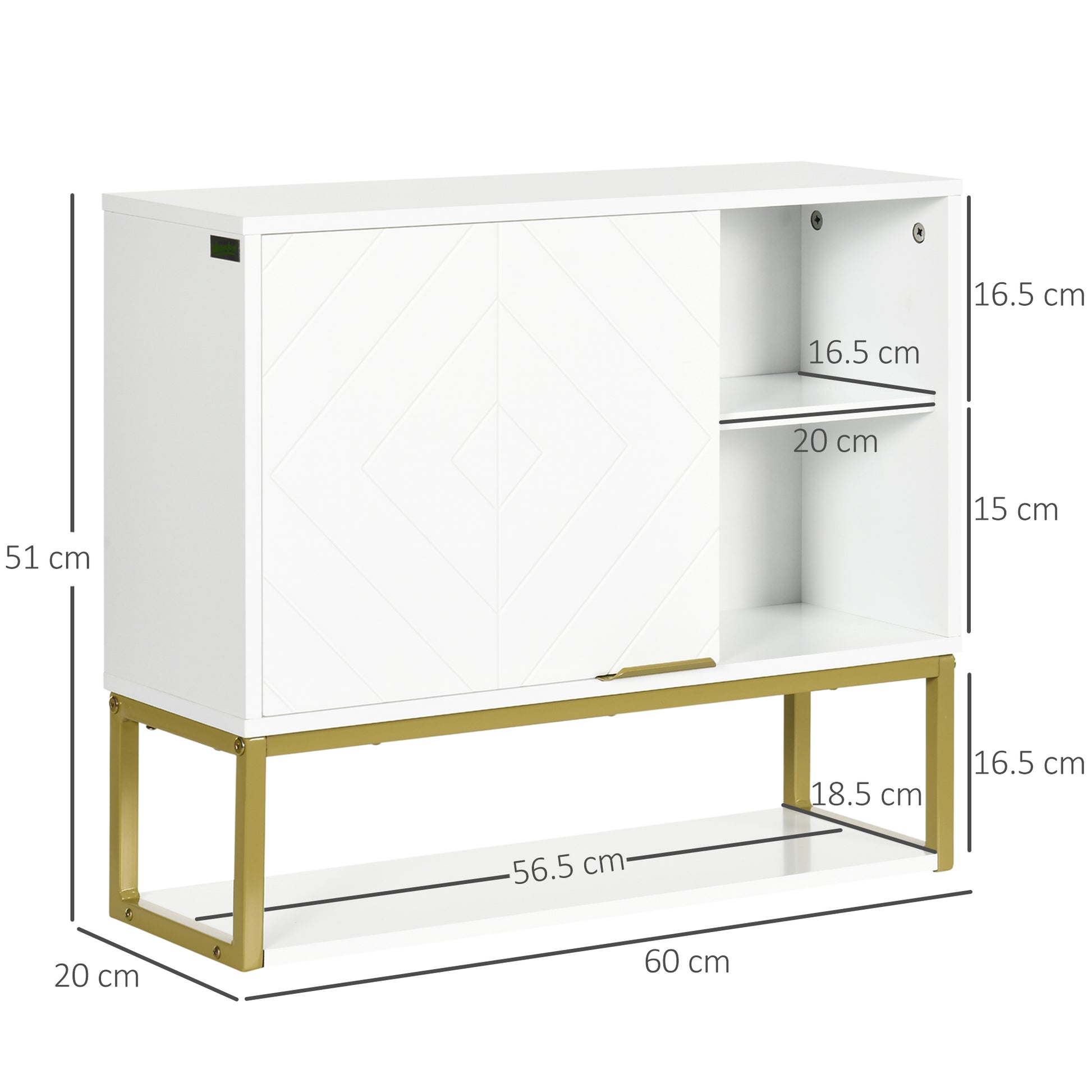 kleankin Bathroom Wall Cabinet