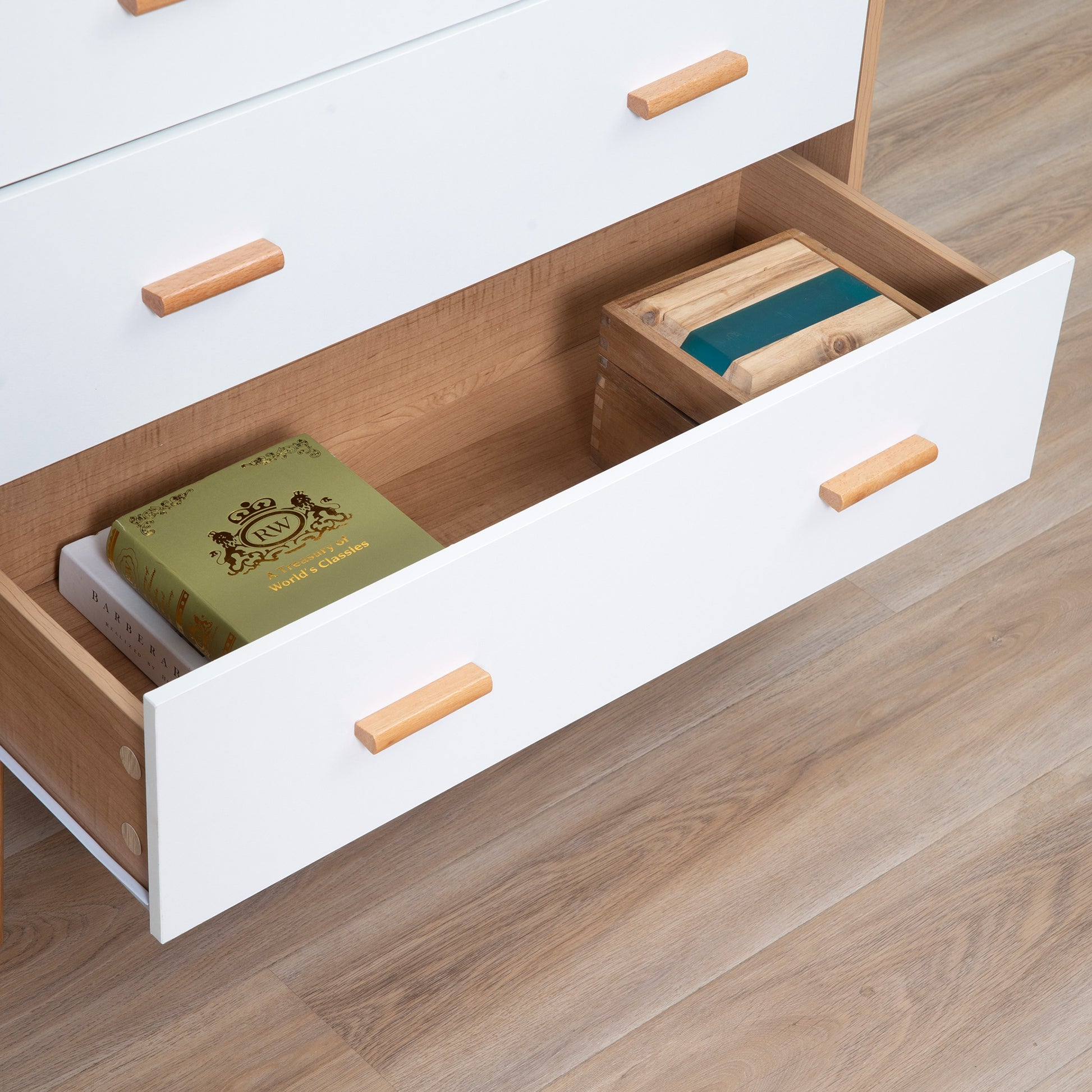 Homcom Chest of Drawers with 3 Drawers