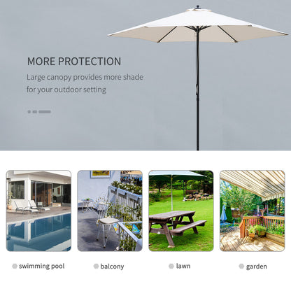 Outsunny 2.8m Garden Parasol Umbrella