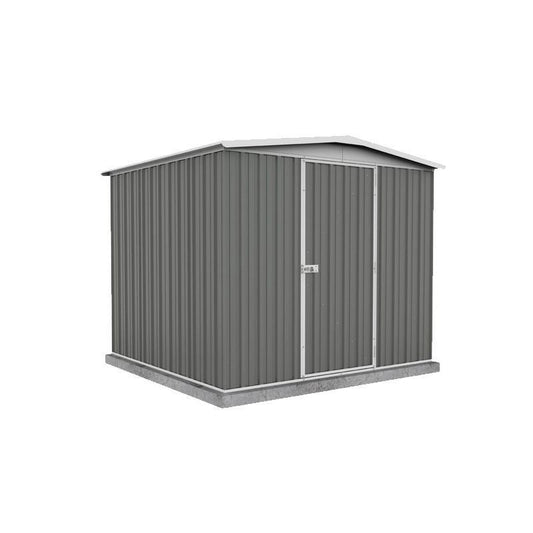 Absco Regent 7' 4" x 7' 1" Apex Shed Steel Woodland Grey - Classic