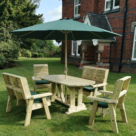 Ergo Garden Patio Dining Set by Croft - 6 Seats - Croft Home & Garden