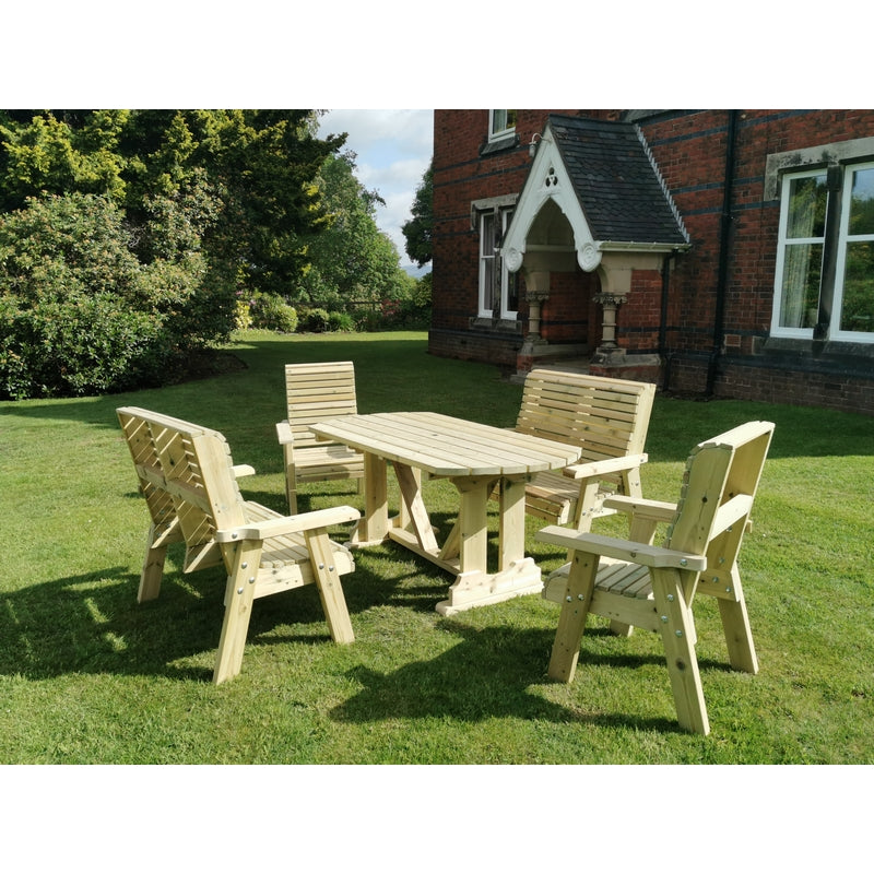 Ergo Garden Patio Dining Set by Croft - 6 Seats - Croft Home & Garden