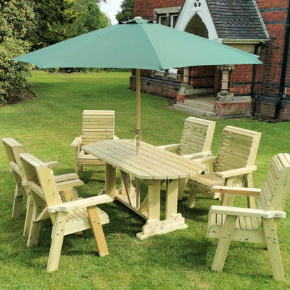 Ergo Garden Patio Dining Set by Croft - 6 Seats - Croft Home & Garden