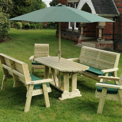 Ergo Garden Patio Dining Set by Croft - 8 Seats - Croft Home & Garden