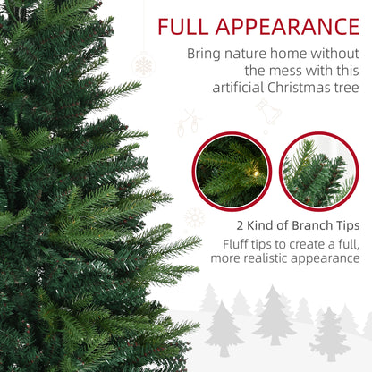 Homcom 4FT Pre-Lit Artificial Christmas Spruce Tree