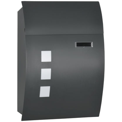 Homcom Wall Mounted Letter Box