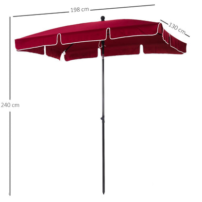 Outsunny Garden Parasol Umbrella