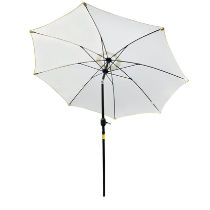 Outsunny ?2.6M Umbrella Parasol-Cream White