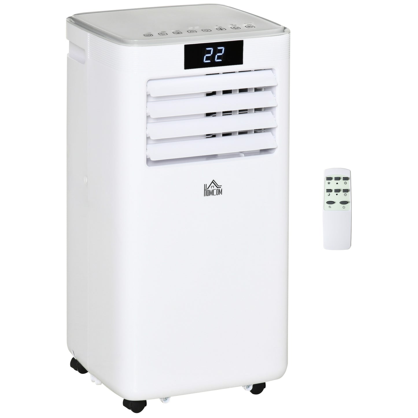 A Rated 10,000 BTU 4-In-1 Portable Dehumindifier With Remote & 24 Hour Timer by Homcom