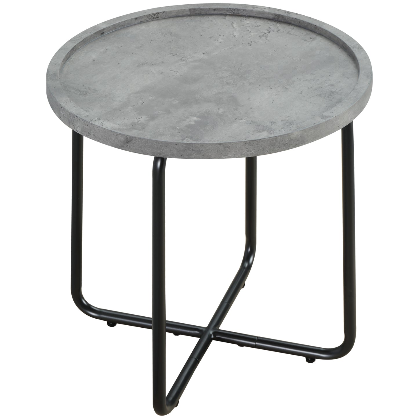 Homcom Round End Table