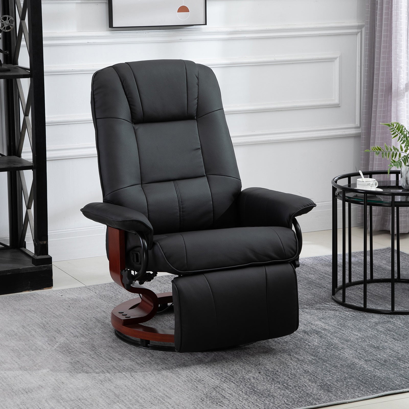 Homcom Faux Leather Manual 145° Recliner Chair