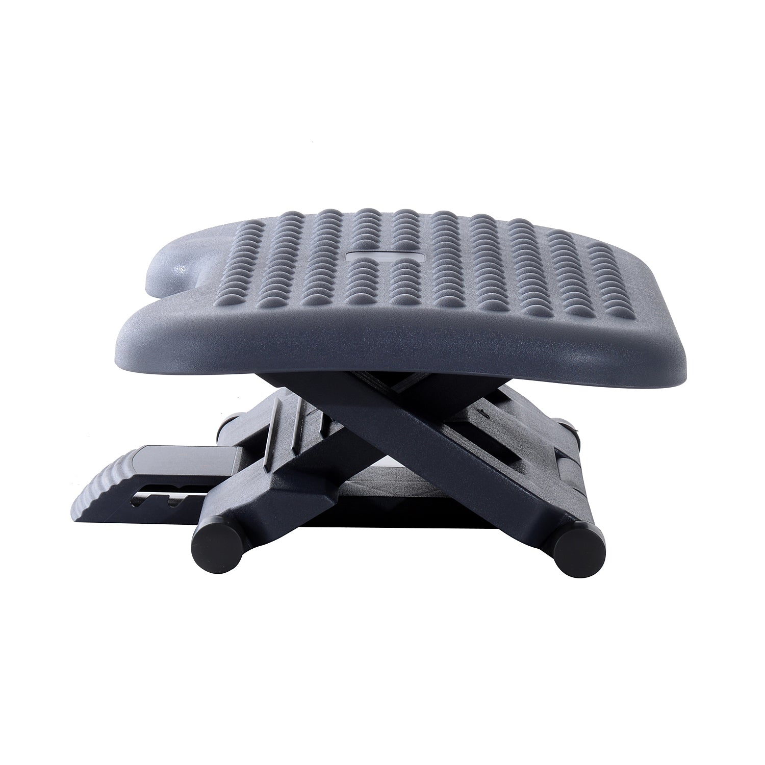 Homcom Footrest Adjustable Height & Angle Tilting Platform Home Office Foot Rest