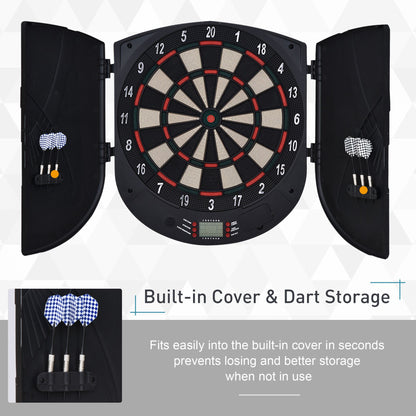 Homcom Electronic Dartboard 26 Games