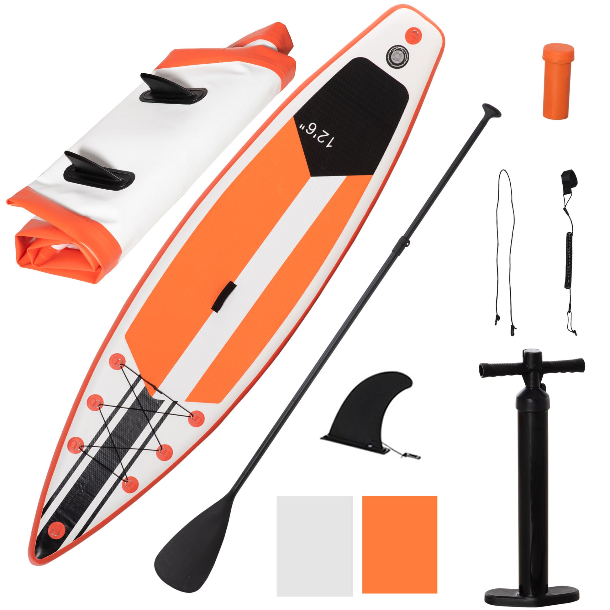 Outsunny 10'6" x 30" x 6" Inflatable Stand Up Paddle Board