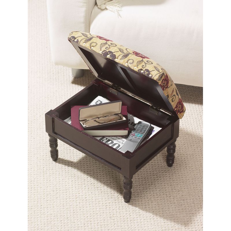 Classic Foot Rest Stool With Storage