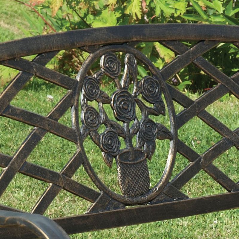 Coalbrookdale Garden Bench Bronze