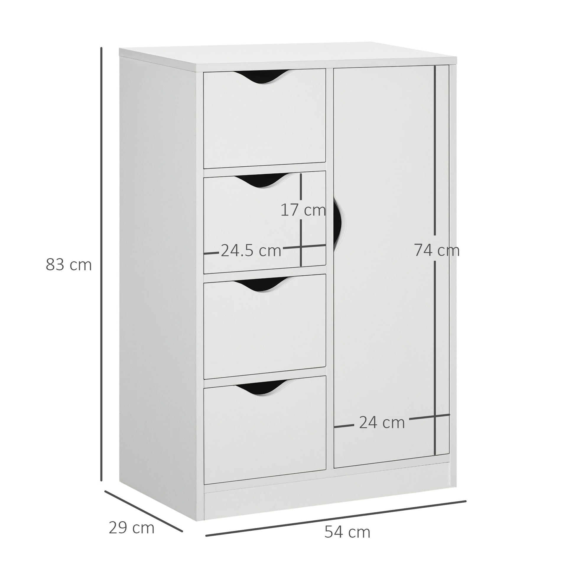 Homcom Bathroom Cabinet