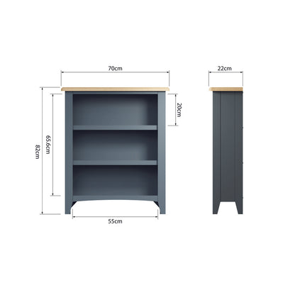 Portchester Bookcase Oak Grey