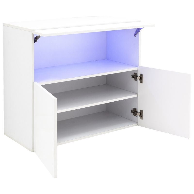 Galicia Sideboard White 3 Doors 3 Shelves