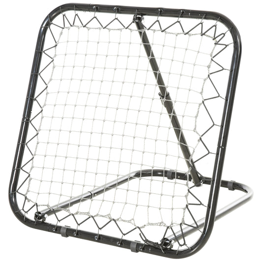 Homcom Angle Adjustable Rebounder Net Goal Training Set Football