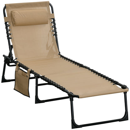 Outsunny Portable Sun Lounger