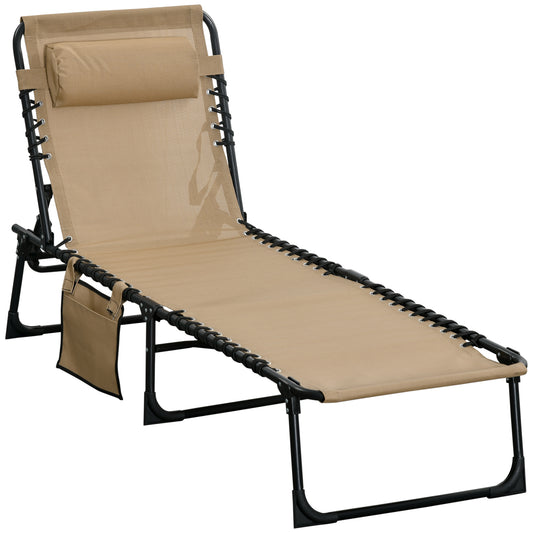 Outsunny Portable Sun Lounger