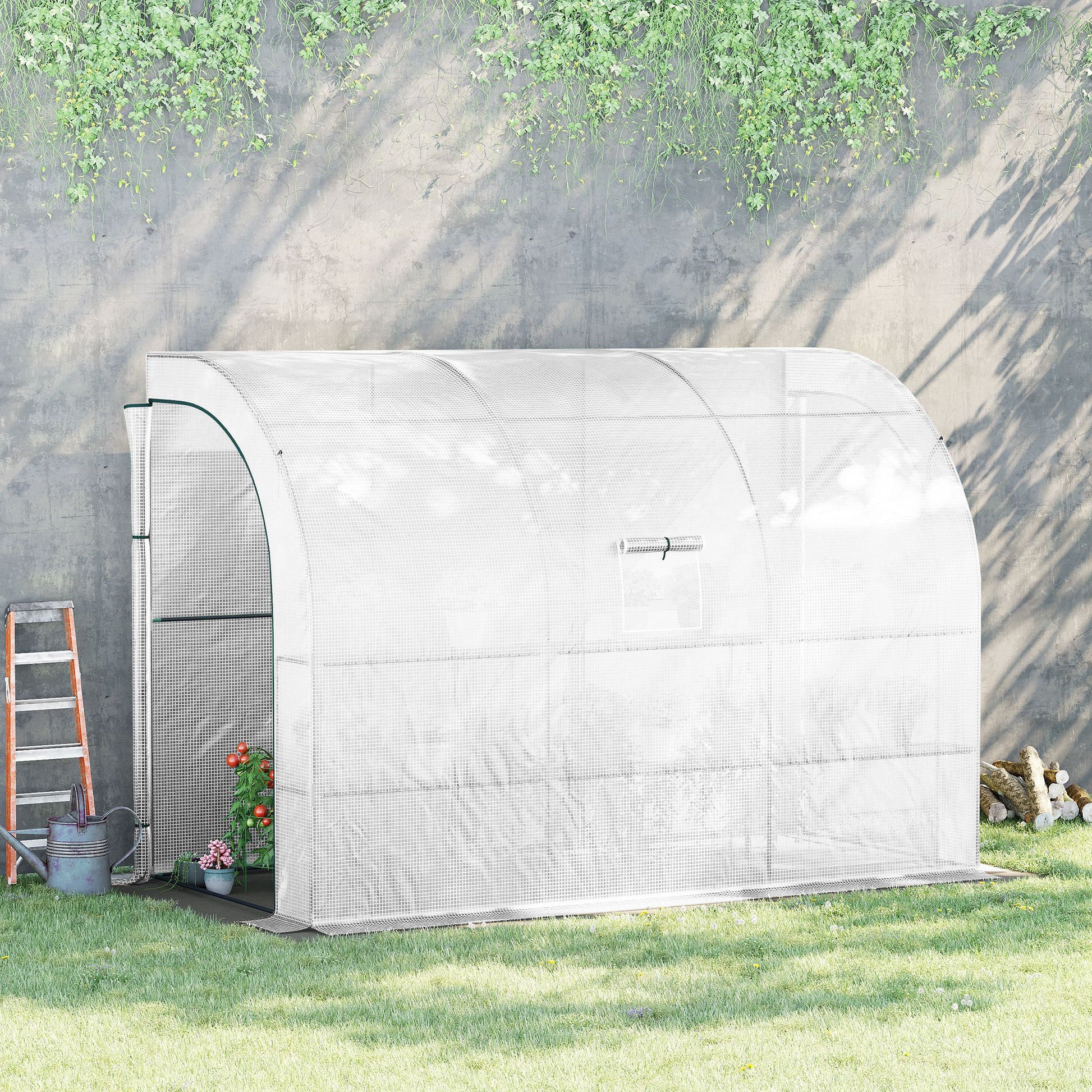 Outsunny Outdoor Walk-In Greenhouse