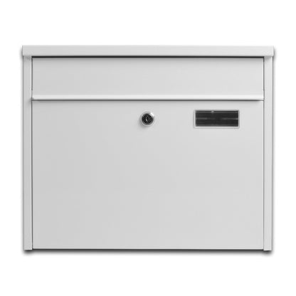 Chesire Letterbox Stainless Steel White 37.5cm