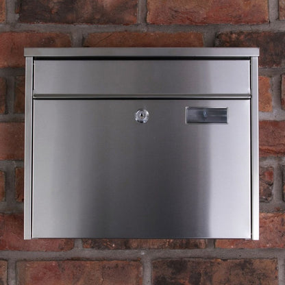 Chesire Letterbox Stainless Steel Stainless Steel 37.5cm