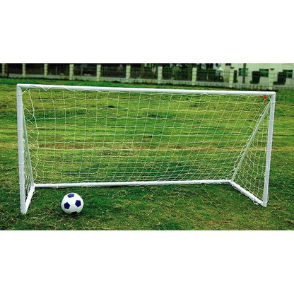 Wensum Kids Junior 8 Foot x 4 Foot Plastic Portable White Football Goal