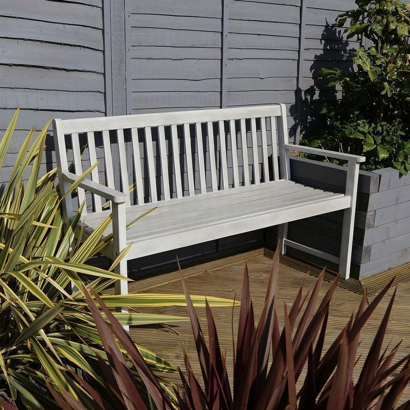 Acacia Wood Garden Bench by Wensum - 2 Seat