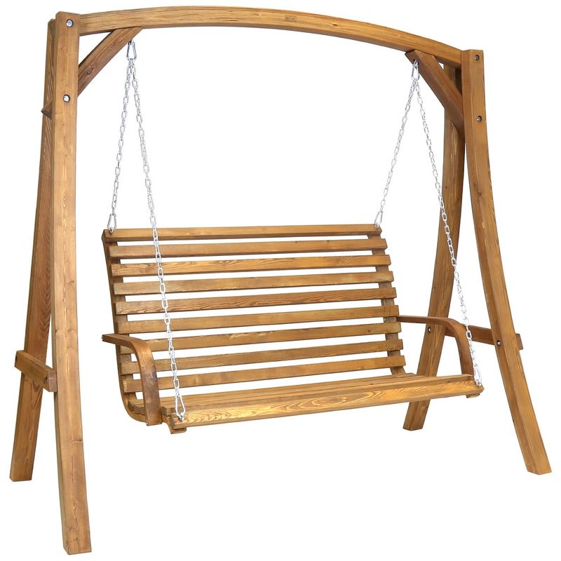 Essentials Garden Swing Seat by Wensum - 3 Seat