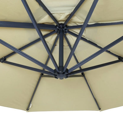 Cantilever Garden Parasol by Wensum - 3.5M Beige