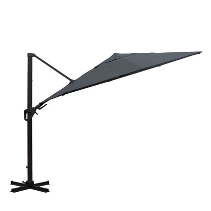 Cantilever Garden Parasol by Wensum - 3.5 x 3.5M Grey