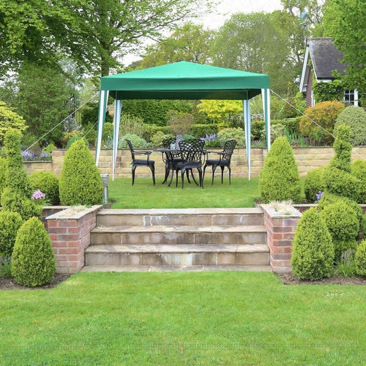 Garden Gazebo by Wensum with a 3 x 3M Green Canopy - Croft Home & Garden