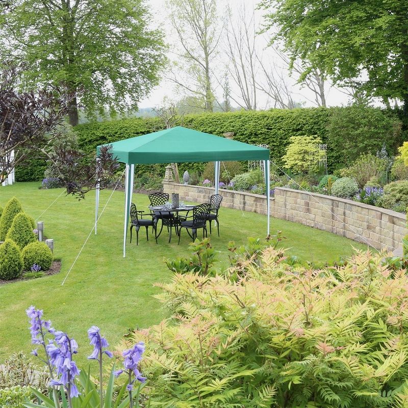 Garden Gazebo by Wensum with a 3 x 3M Green Canopy - Croft Home & Garden