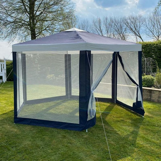 Garden Gazebo by Wensum with a 2M Blue Canopy