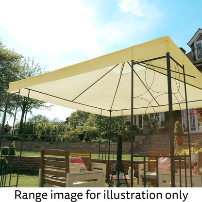 Garden Gazebo by Wensum with a 3 x 3M Cream Canopy - Croft Home & Garden