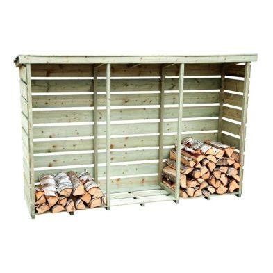 Garden Log Store by Wensum