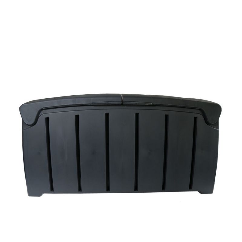 Plastic Outdoor Storage Box 322 Litres Extra Large - Black Essentials by Wensum