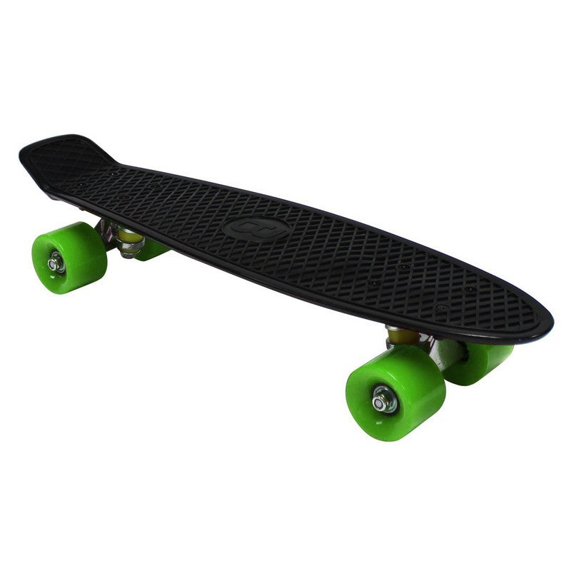 22 Retro Mini Skateboard Black by Wensum