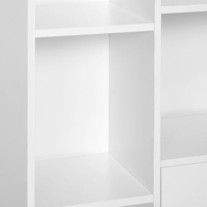 Homcom Multi-Compartment Bookcase - White