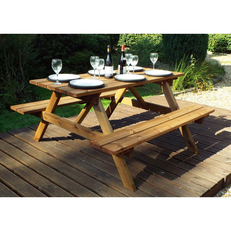 Grand Garden Picnic Table by Charles Taylor - 6 Seats