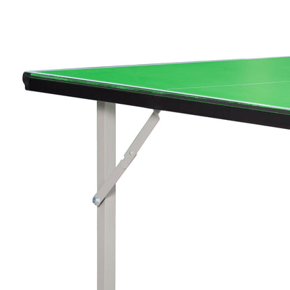 Homcom 182cm Mini Tennis Table Folding Ping Pong Table with Net Multi-Use Table for Indoor Outdoor Game