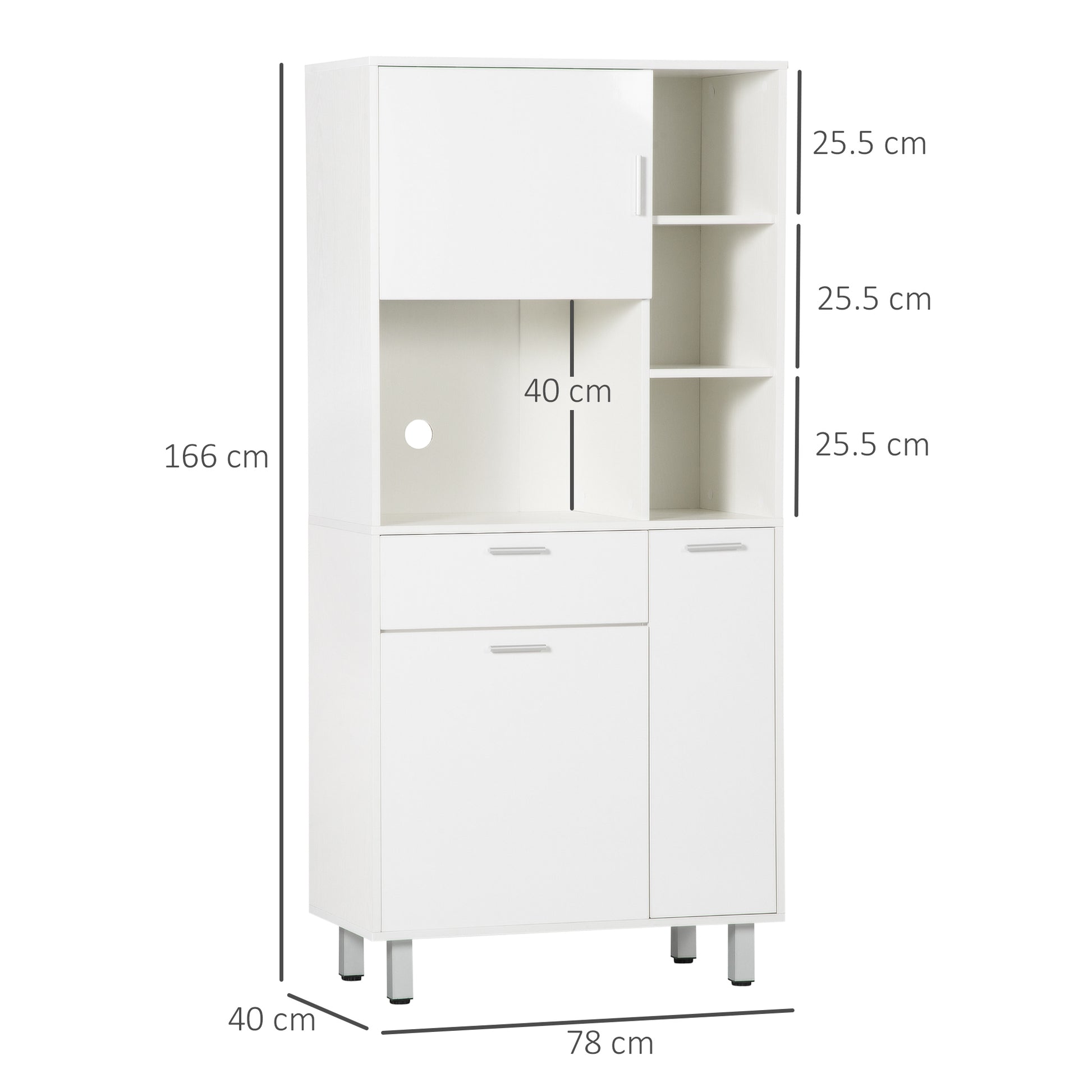 Homcom Kitchen Cupboard