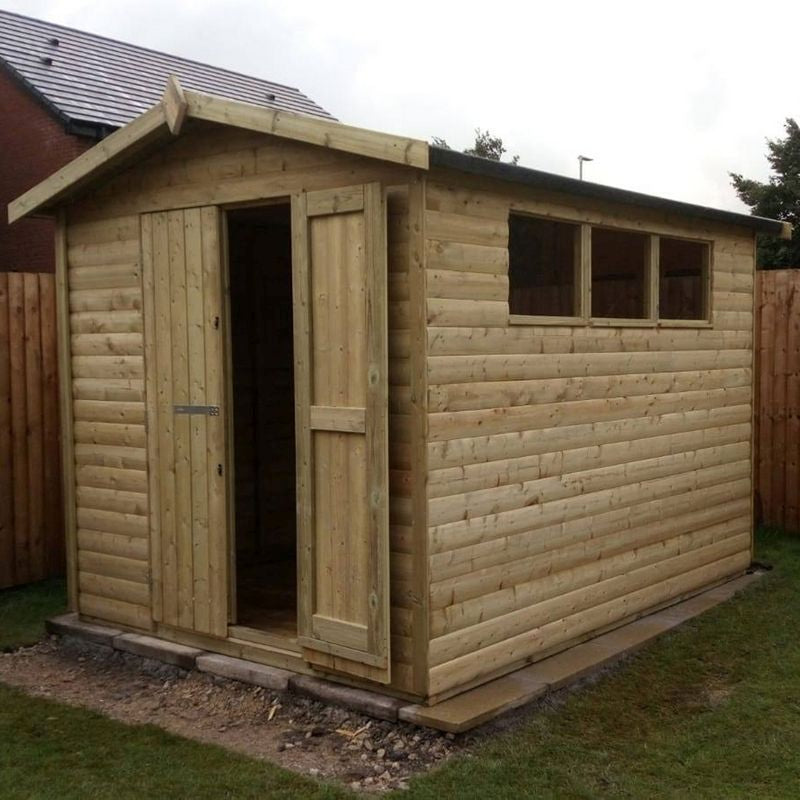 Deluxe Garden Shed by Croft Neutral