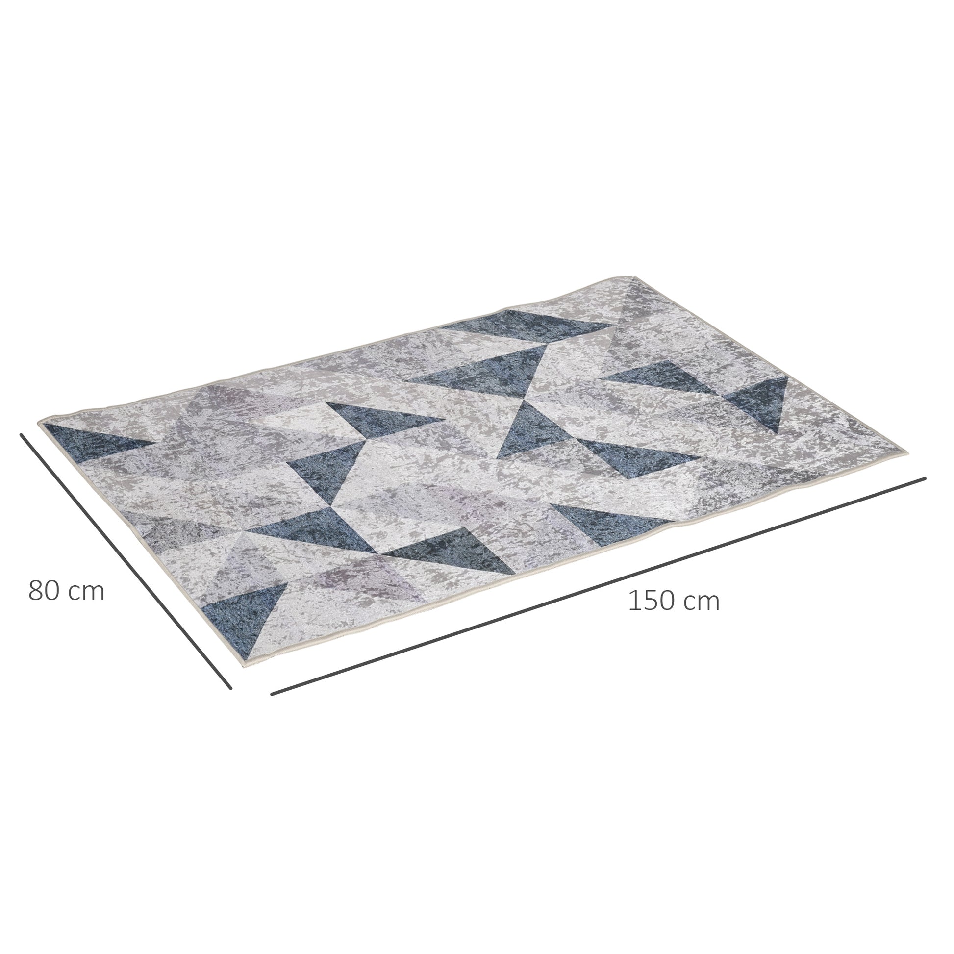 Homcom Modern Grey Rug