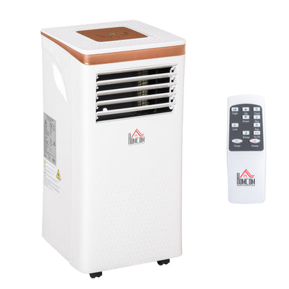 A Rated 9,000 BTU Portable Air Conditioner With Remote & 24 Hour Timer by Homcom